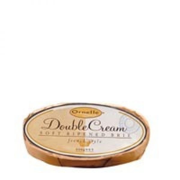 Ornelle Soft White Cheese Double Cream Brie Oval