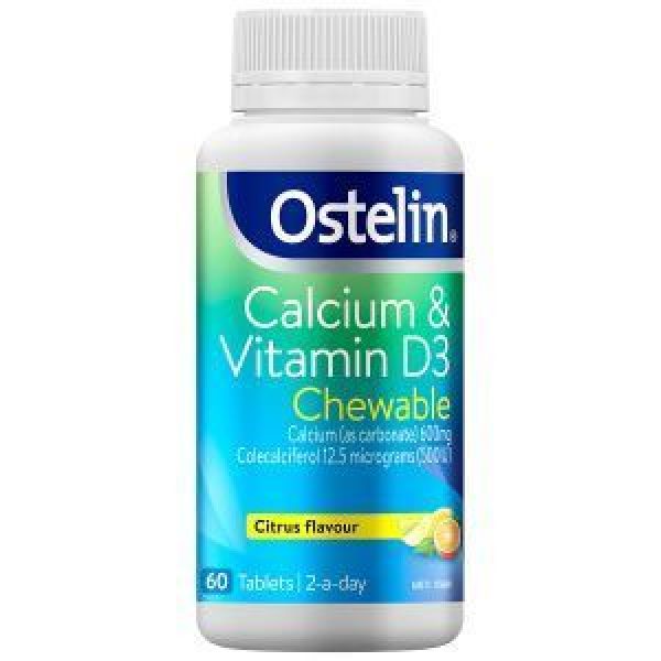 Ostelin Vitamin D And Calcium Chewable