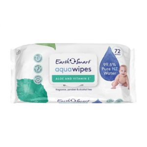 Earth Smart Aqua Wipes Aloe Vera