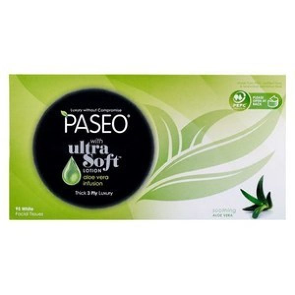 Paseo Ultra Soft Tissues Aloe Vera