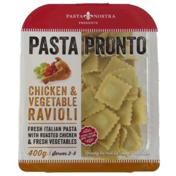 Pasta Pronto Chilled Filled Pasta Chicken & Vege Ravioli