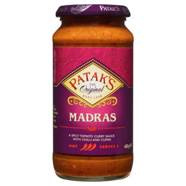 Pataks Simmer Sauce Madras Simmer Sauce