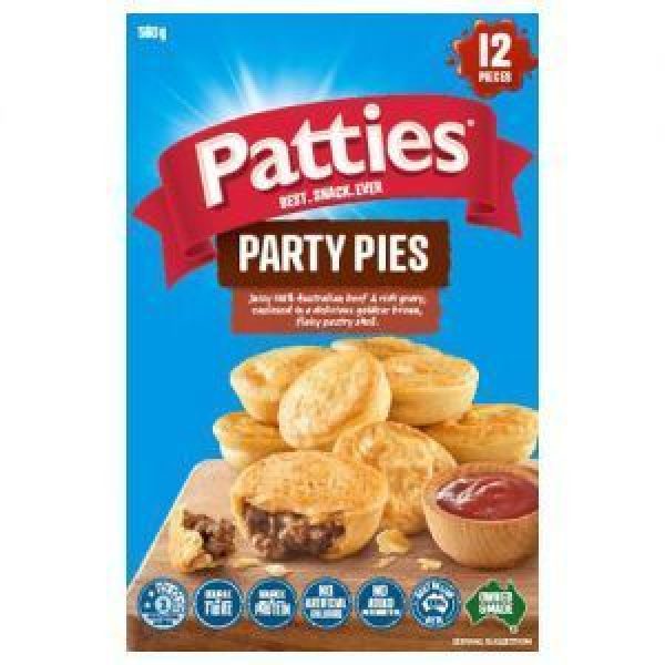 Patties Savouries Mini Party Pies 560g