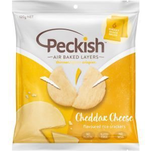 Peckish Rice Crackers Cheese 120g