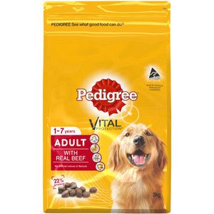 Pedigree Adult Dog Biscuits With Real Beef