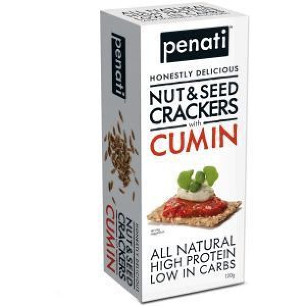 Penati Nut & Seed Crackers Cumin