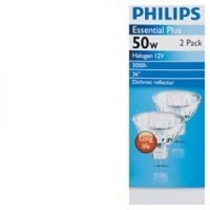 Philips Halogen Down Light Bulb 50w 12v 36deg