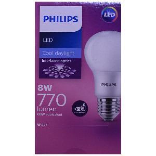 Philips Led Light Bulb Screw 8w 770lm Cool Daylight