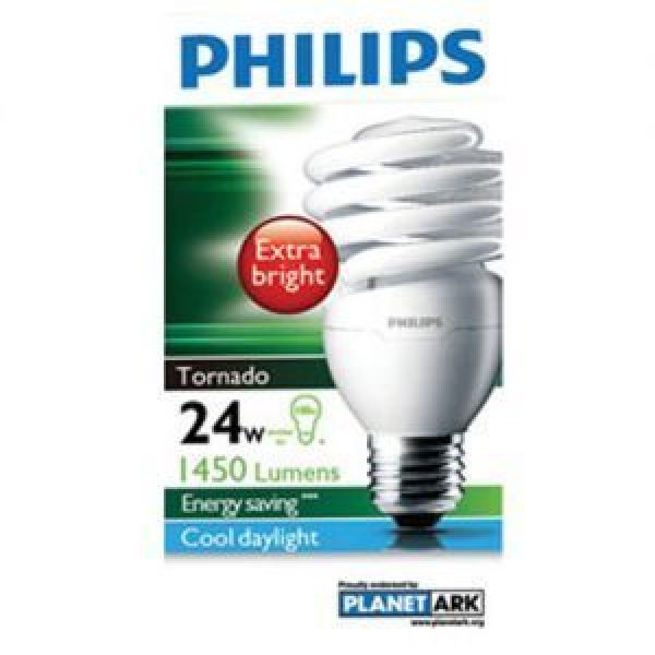 Philips Tornado Screw Light Bulb 24w