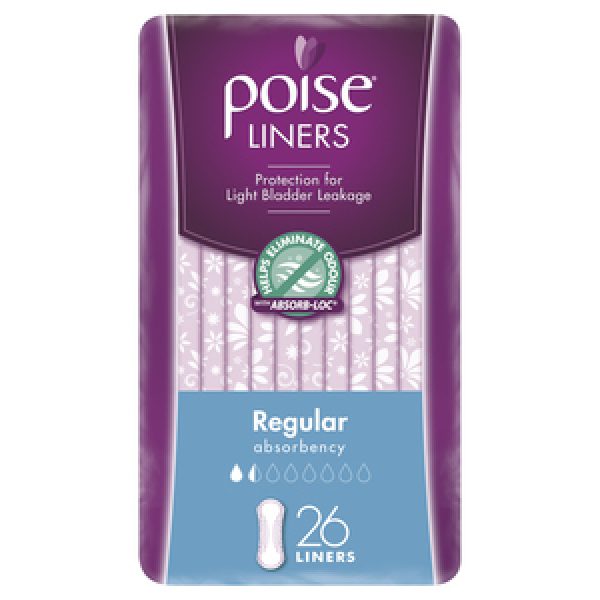 Poise Womens Incontinence Liners Regular Reviews Black Box