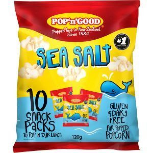 Pop N Good Popcorn Seasalt 120g