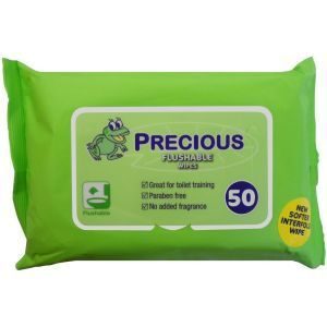 Precious Baby Wipes Flushable