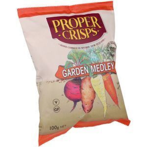Proper Crisps Vege Crisps Garden Medley
