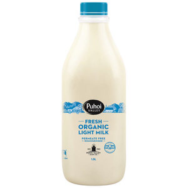 Puhoi Organic Organic Milk Light
