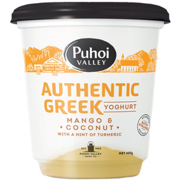 Puhoi Valley Authentic Greek Yoghurt Tub Mango Coconut