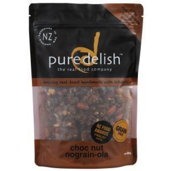 Pure Delish Gluten Free Muesli Choc Nut Nograin-ola