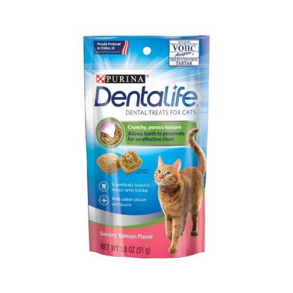 Purina Dentalife Savory Salmon Flavour Cat Treat