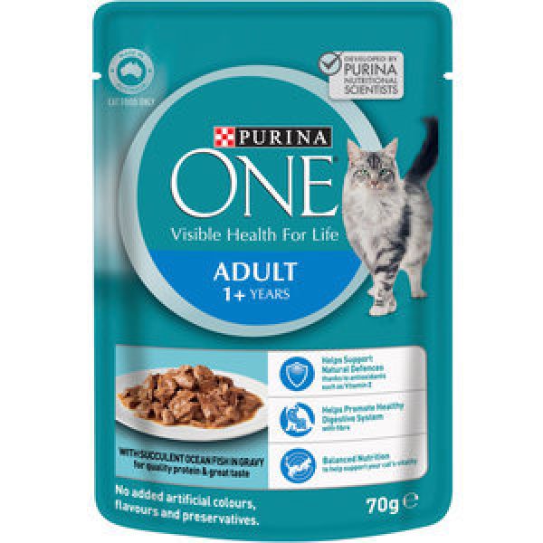 Purina One Adult Cat Food Ocean Fish