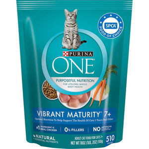 Purina One Cat Dry Cat Food Senior Vibrant Maturity 7 Reviews Black Box