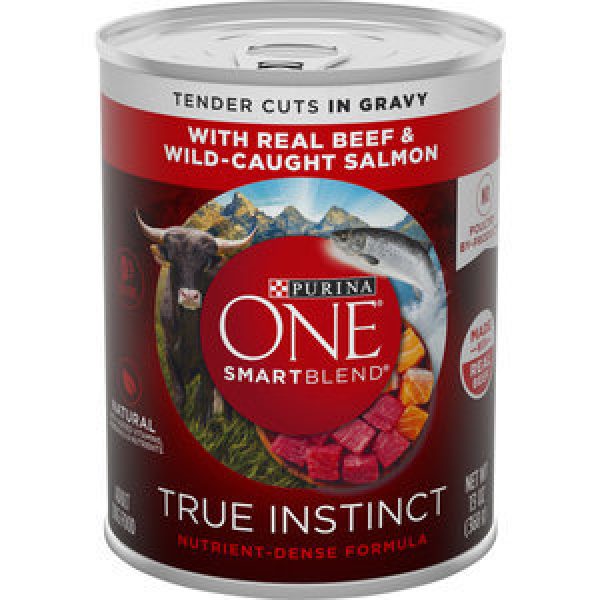 Purina One Dog Food Beef & Salmon Gravy