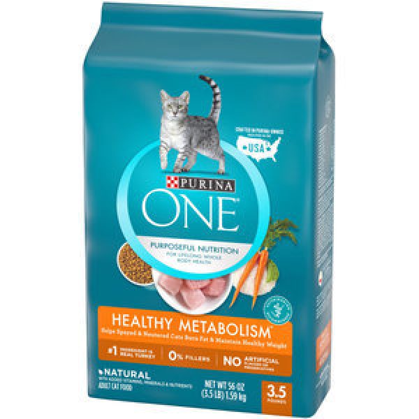 Purina One Dry Cat Food Healthy Metabolism Reviews Black Box