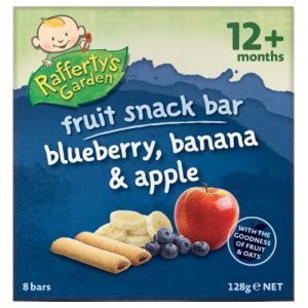 Raffertys Garden Fruit Snack Bar Blueberry Banana Apple Bars