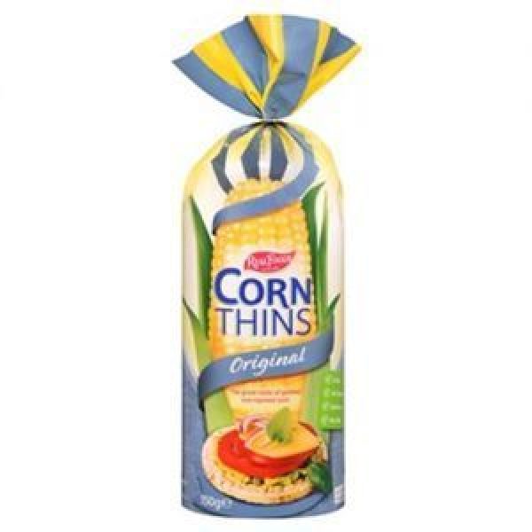 Real Foods Corn Thins Crispbread Original