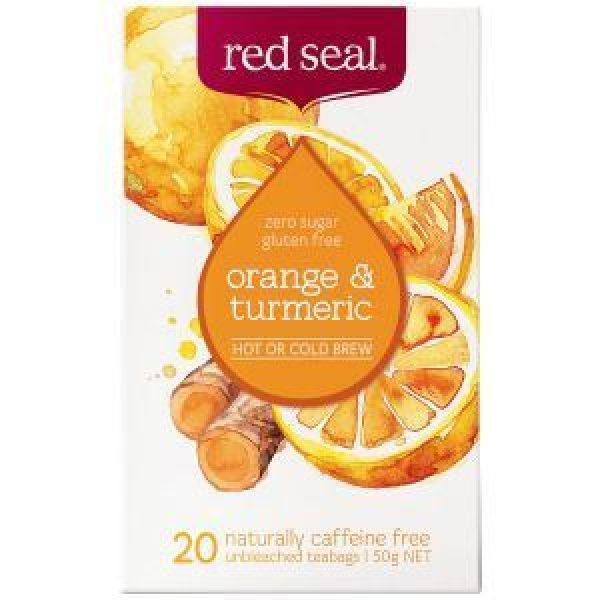 Red Seal Herbal Tea Orange & Tumeric Reviews Black Box