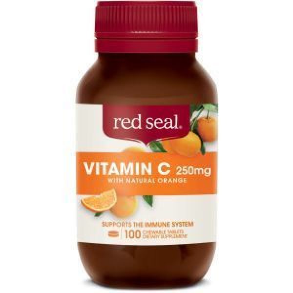 Red Seal Vitamin C Orange Chewable 250mg