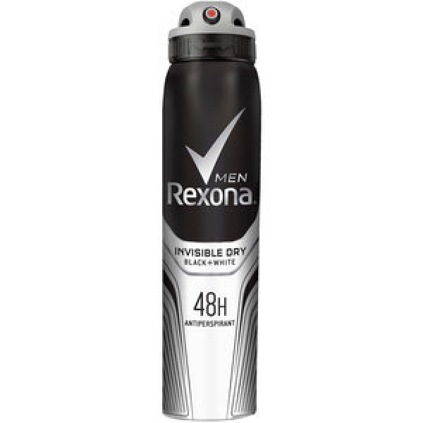 Rexona For Men Anti-pers Aerosol Invisible Dry Black + White