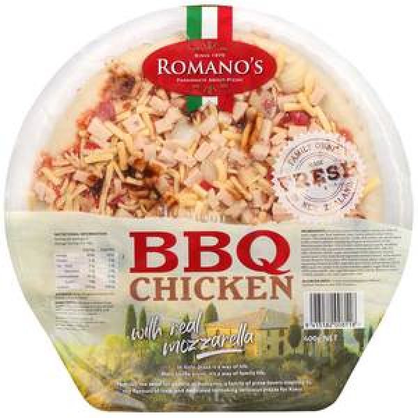 Romanos Bbq Chicken Pizza