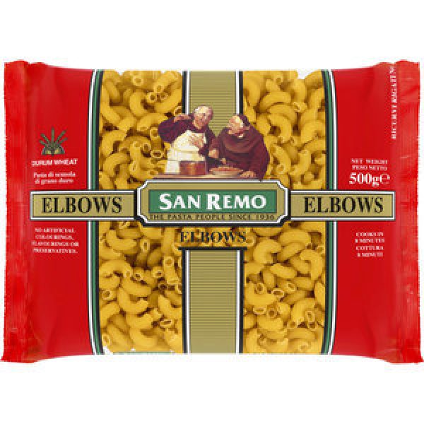 San Remo Pasta Elbows Italian Macaroni #53