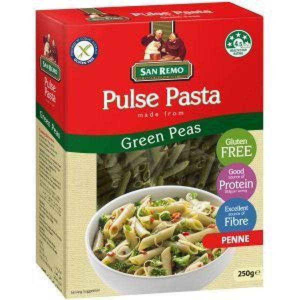 San Remo Pulse Pasta Pasta Penne Green Pea