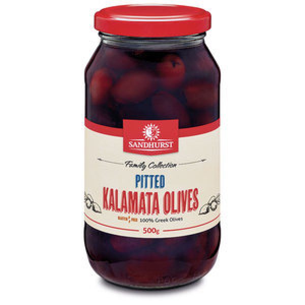 Sandhurst Olives Pitted Kalamata