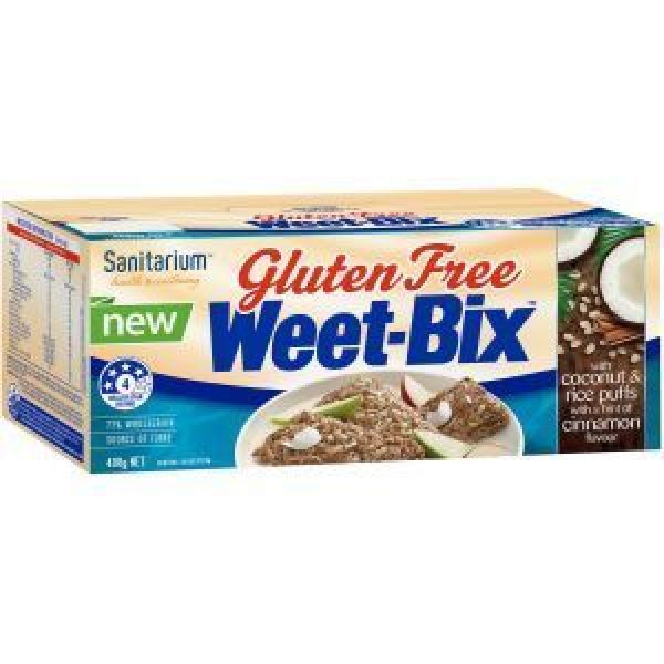 Sanitarium Weetbix Wheat Biscuits Cinnamon & Coconut Gluten Free