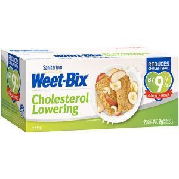 Sanitarium Weetbix Wheat Biscuits Lower Cholesterol