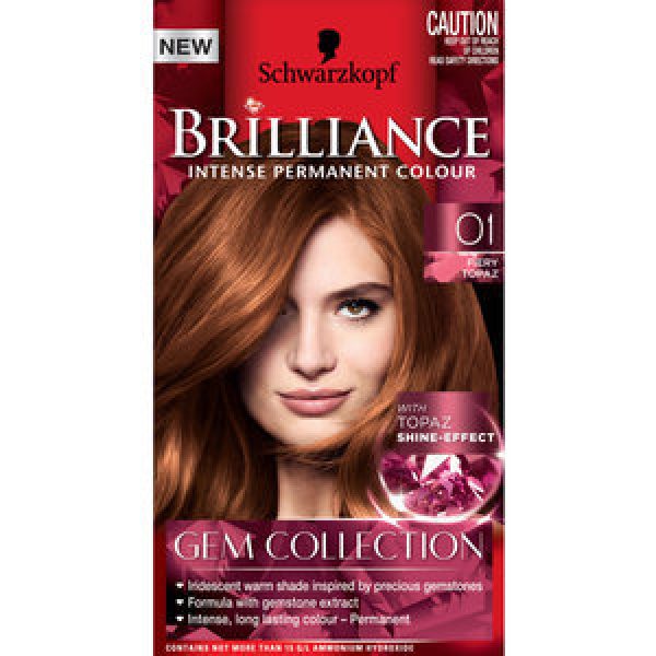 Schwarzkopf Brilliance Hair Colour Fiery Topaz 01