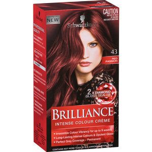 Schwarzkopf Brilliance Hair Colour Red Passion 43 142.5ml