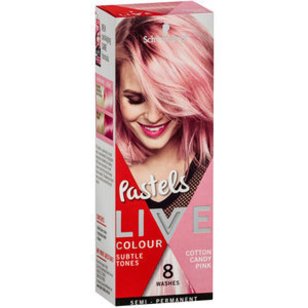 Schwarzkopf Pastels Live Color Hair Colour Cotton Candy Pink