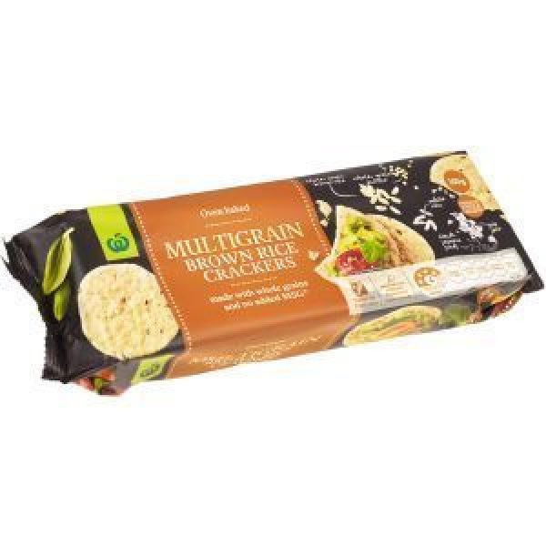 multigrain brown rice crackers