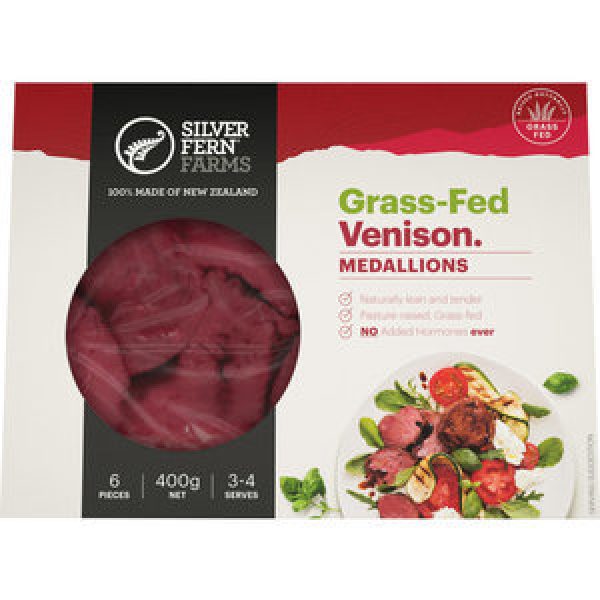 Silver Fern Farms Venison Steak Medallions 400g