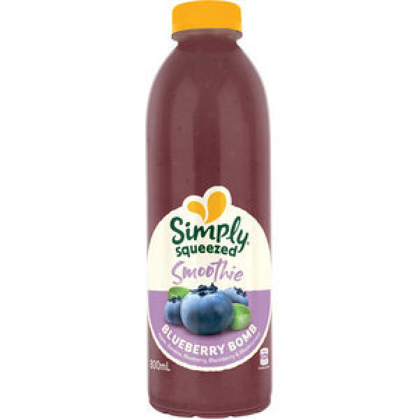 Simply Squeezed Chilled Juice Blueberry Bomb