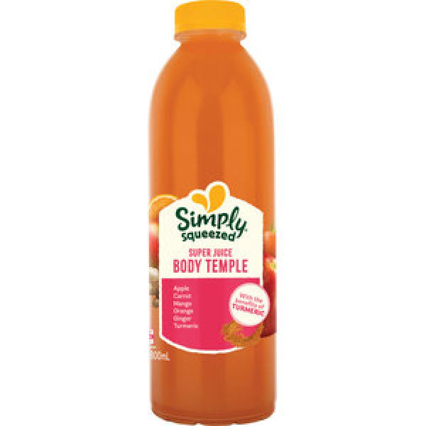 Simply Squeezed Super Juice Chilled Juice Body Temple