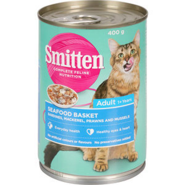 Smitten Adult Cat Food Seafood Basket Reviews Black Box