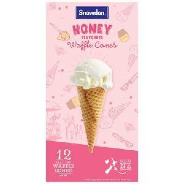 Snowdon Cones Honey Waffle