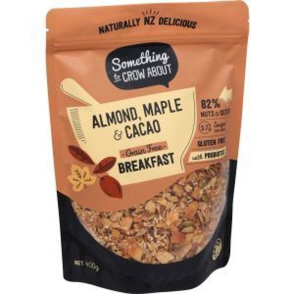Something To Crow About Muesli Almond Maple & Cacao Probiotic