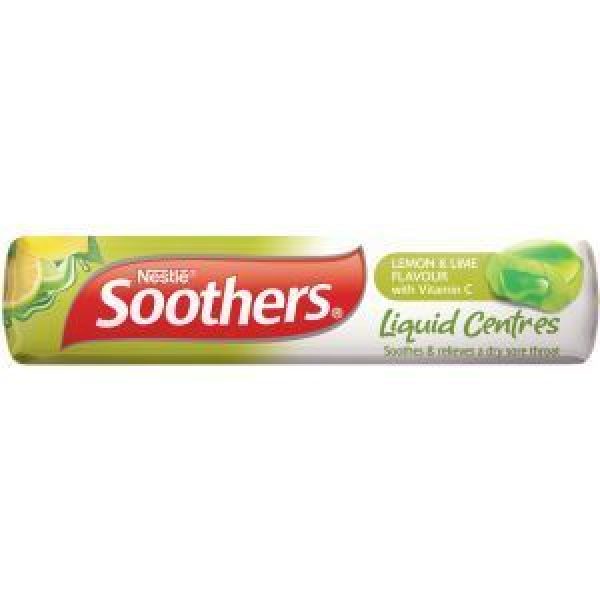 Soothers Lozenges Liquid Centres Lemon & Lime