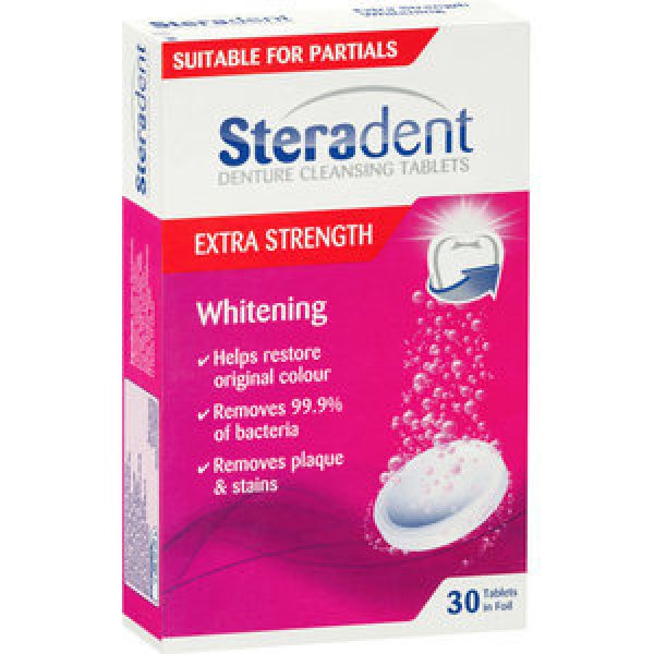 Steradent Denture Clean Extra Strength Whitening