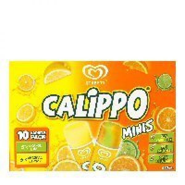 Streets Calippo Ice Blocks Orange Lemon Lime Minis 575ml