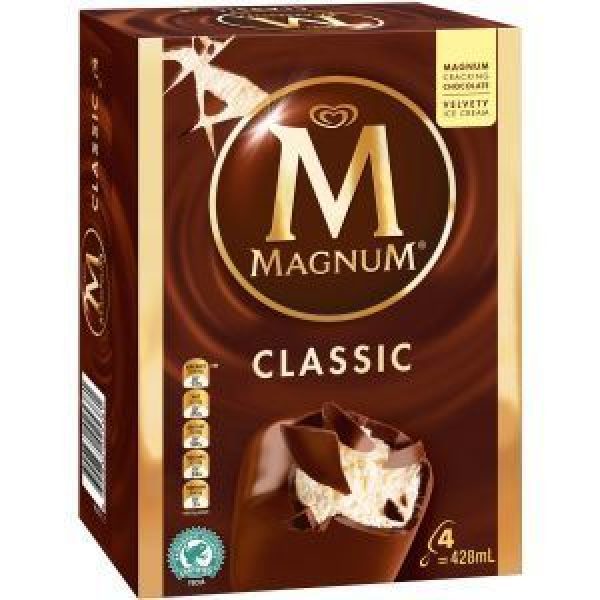 Streets Magnum Ice Cream On Stick Classic 428ml